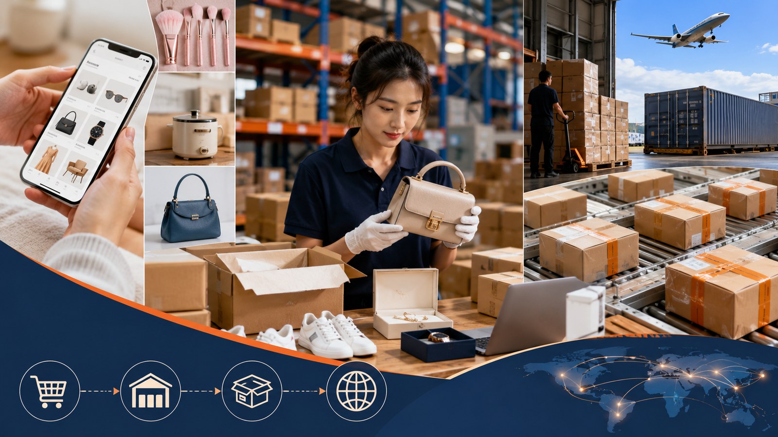 China warehouse consolidation for multi-supplier orders visual
